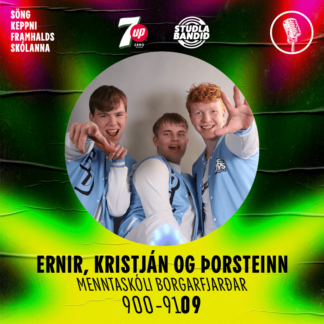 Ernir Daði Arnbergz Sigurðsson, Þorsteinn Logi Þórðarson, Kristján Karl Hallgrímsson